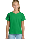 Gildan 3000B Youth Light Cotton T-Shirt in Irish green