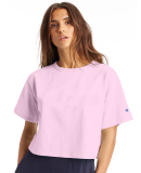 Champion Clothing T453W Women's Heritage Jersey Cr in Pink candy