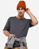 LA T 6906 Unisex Heavyweight Tee in Slate