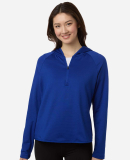 Team 365 TT200W Women's Qualify Quarter-Zip Hooded in Sport royal