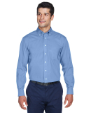 Devon and Jones D630 Men's Crown Collection® Oxfo in Light blue