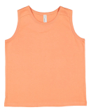 LA T 6123 Youth Fine Jersey Tank Top in Sunset