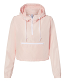 Independent Trading Company EXP64CRP Women's Light in Blush/ white zipper