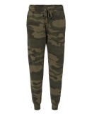 Independent Trading Company PRM20PNT Women's Calif in Forest camo heather