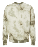 Independent Trading Company PRM3500TD Unisex Midwe in Tie dye olive