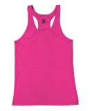 Badger Sportswear 4166 Women’s B-Core Racerback  in Hot pink