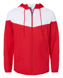 Badger Sportswear 7722 Men's Spirit Outer-Core Jac in Red/ white