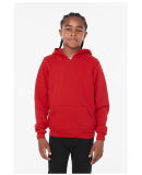 Bella + Canvas 3719Y Youth Sponge Fleece Hooded Sw in Red