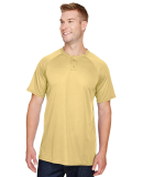 Augusta Sportswear 1565 Attain Two-Button Jersey in Vegas gold