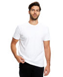 US Blanks US2000 Men's Made in USA Short Sleeve Cr in White