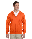 993 Jerzees 8 oz. NuBlend® 50/50 Full-Zip Hood in Safety orange