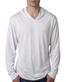 Next Level 6021 Unisex Tri-blend Hoody in Heather white