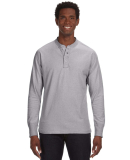 J. America - Vintage Brushed Jersey Henley - 8244 in Oxford