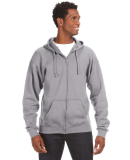 J. America - Premium Full-Zip Hooded Sweatshirt -  in Oxford