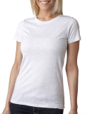 Next Level 6710 Tri-Blend Crew in Heather white