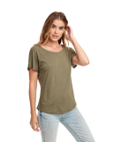 Next Level 6760 Tri-Blend Dolman in Military green