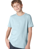Next Level 3310 Boy's S/S Crew  in Light blue