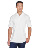 8405  UltraClub® Men's Cool & Dry Sport Mesh Perf in White