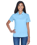 8445L UltraClub Ladies' Cool & Dry Stain-Release P in Columbia blue