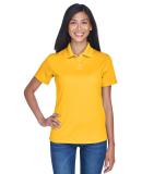8445L UltraClub Ladies' Cool & Dry Stain-Release P in Gold