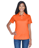 8445L UltraClub Ladies' Cool & Dry Stain-Release P in Orange