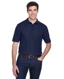 8540 UltraClub® Men's Whisper Pique Blend Polo   in Navy