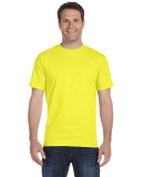 5280 Hanes Heavyweight T-shirt in Safety green