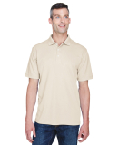8445 UltraClub® Men's Cool & Dry Stain-Release Pe in Stone