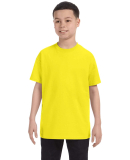 29B Jerzees Youth Heavyweight 50/50 Blend T-Shirt in Neon yellow