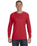 29LS Jerzees Adult Long-Sleeve Heavyweight 50/50 B in True red