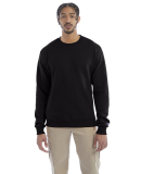 S600 Champion Logo Double Dry Crewneck Pullover in Black