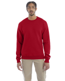 S600 Champion Logo Double Dry Crewneck Pullover in Scarlet