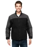 5089 DRI DUCK - Horizon Two-Tone Cotton Canvas Jac BLACK/ CHARCOAL