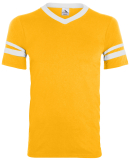 360 Augusta Sportswear Sleeve Stripe Jersey in Gold/ white