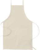 APR53 Big Accessories Two-Pocket 30" Apron in Natural