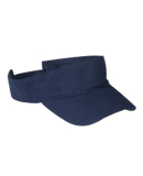 BX006 Big Accessories Cotton Twill Visor in Navy