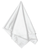 BA001 Big Accessories Solid Bandana in White