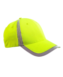 BX023 Big Accessories Reflective Accent Safety Cap in Bright yellow
