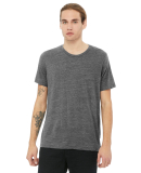BELLA+CANVAS 3650 Mens Poly-Cotton T-Shirt in Asphalt slub