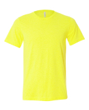 BELLA+CANVAS 3650 Mens Poly-Cotton T-Shirt in Neon yellow