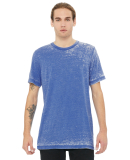 BELLA+CANVAS 3650 Mens Poly-Cotton T-Shirt in True royal acid wash