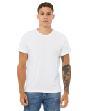 BELLA+CANVAS 3650 Mens Poly-Cotton T-Shirt in White