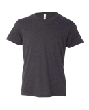 BELLA+CANVAS 3001Y Jersey Youth T-Shirt in Dark grey heather