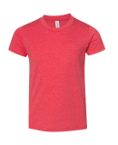BELLA+CANVAS 3001Y Jersey Youth T-Shirt in Heather red