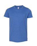 BELLA+CANVAS 3001Y Jersey Youth T-Shirt in Heather true royal