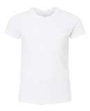 BELLA+CANVAS 3001Y Jersey Youth T-Shirt in Solid white blend
