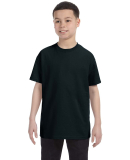 5000B Gildan™ Heavyweight Cotton Youth T-shirt in Black