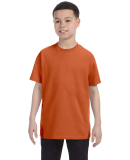 5000B Gildan™ Heavyweight Cotton Youth T-shirt in Texas orange