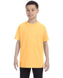 5000B Gildan™ Heavyweight Cotton Youth T-shirt in Yellow haze