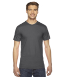 2001 American Apparel Fine USA Made Jersey Tee in Asphalt